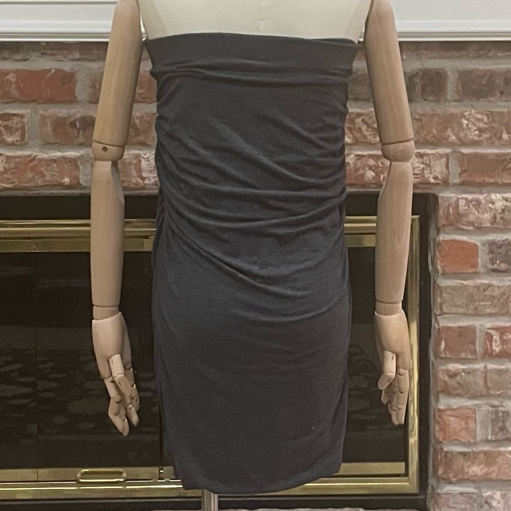 Grey Express ruched-side mini dress / M / Excellent condition - Picture 6 of 13